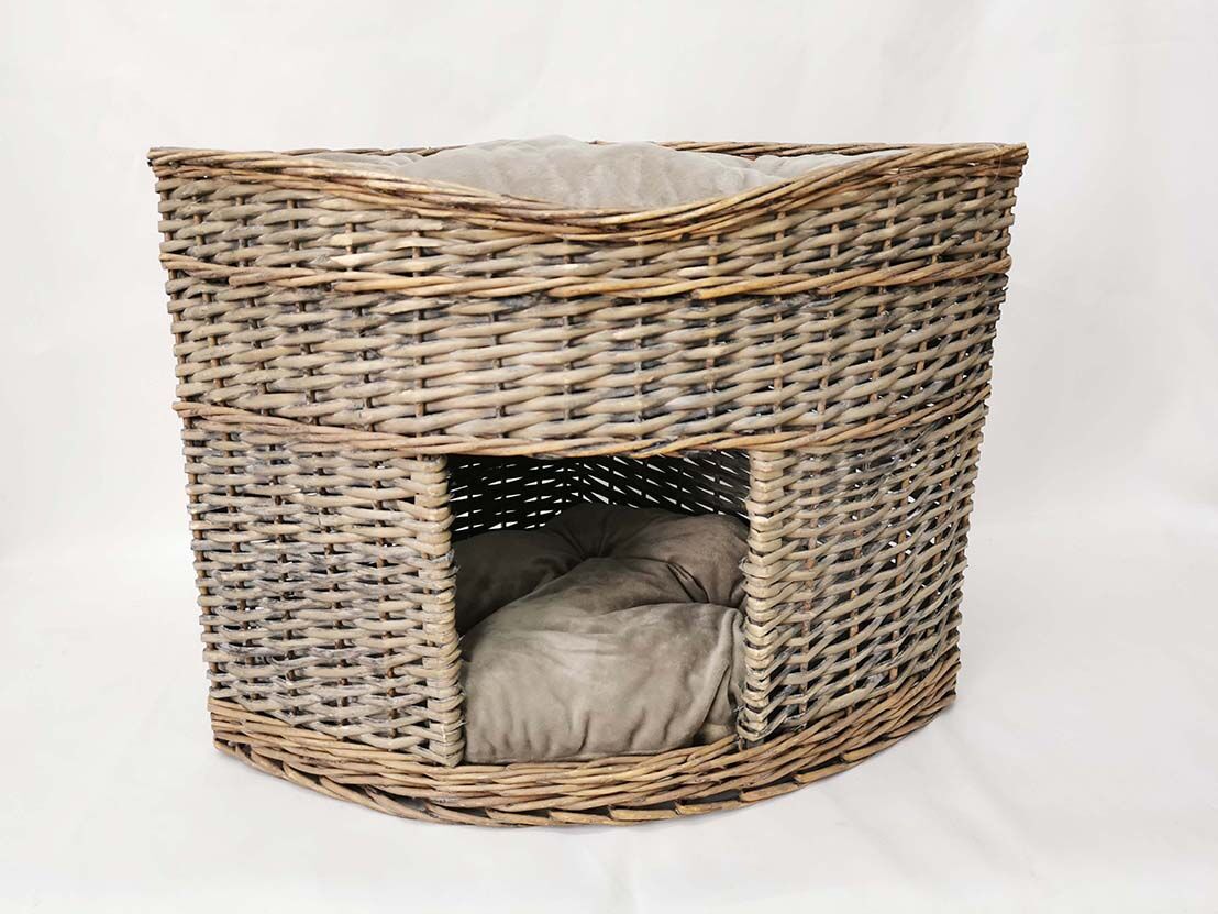 Wicker Pet House, Pet Nests, Dog And Cat Beds, Comfortable Cat Sleep Pet Nest
