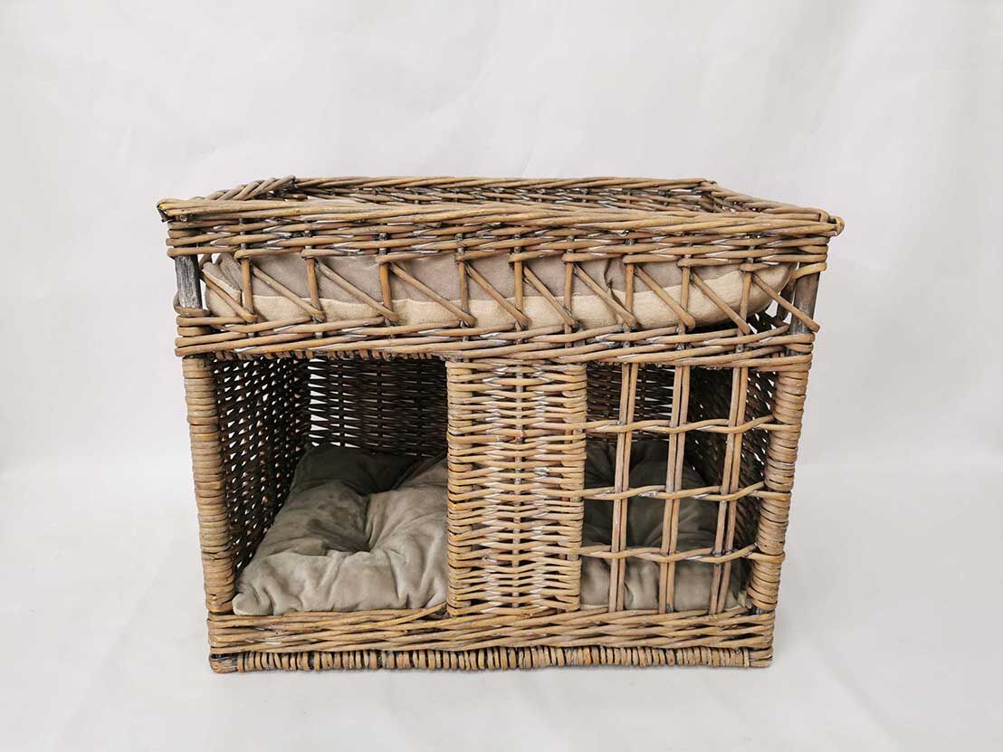 Wicker Pet House, Pet Nests, Dog And Cat Beds, Comfortable Cat Sleep Pet Nest