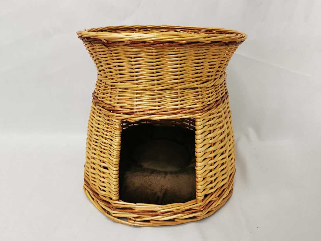Wicker Pet House, Pet Nests, Dog And Cat Beds, Comfortable Cat Sleep Pet Nest