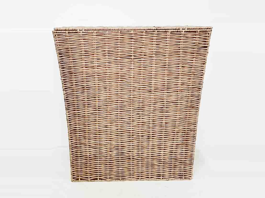 Customizable Hand-made PP Or PE Laundry Basket, Imitation Rattan Or Wicker