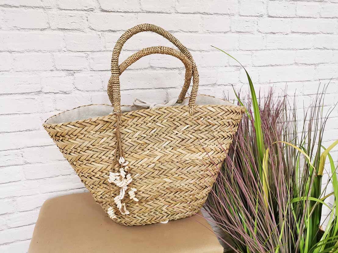 Customizable Hand-made Woven Natural Sea Grass Handbag, Handbag Manufacturer