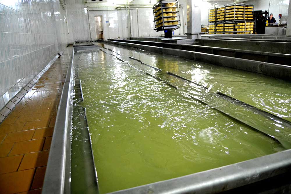 How to use natamycin on cheese products(for spray or dip)