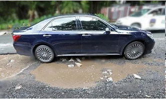 How to treat road potholes