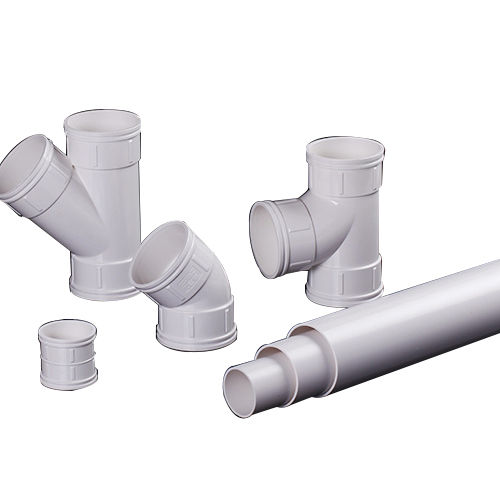 PVC pipe and fittings