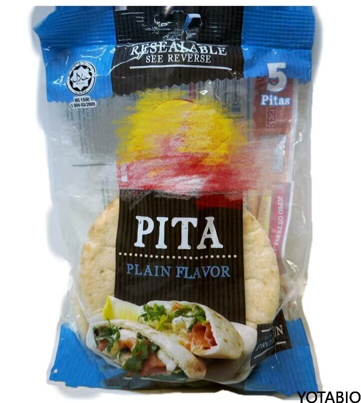 Solución de conservación de etiqueta limpia para pan de pita