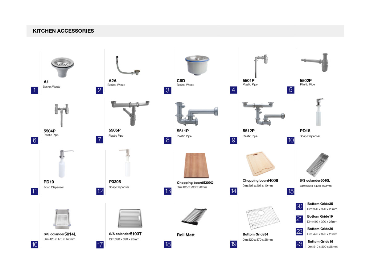 关于厨房水槽配件.jpg DALI Kitchen Sinks And Accessories, Excellent Quality, Personalized Choices