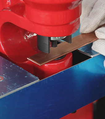 Combined busbar processing machine