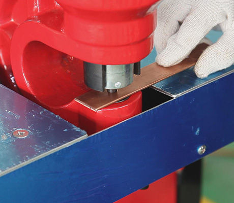 Combined busbar processing machine