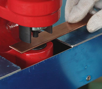 Combined busbar processing machine