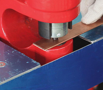 Combined busbar processing machine