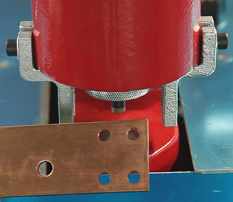 Combined busbar processing machine