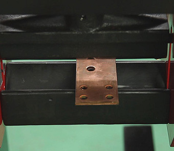Combined busbar processing machine