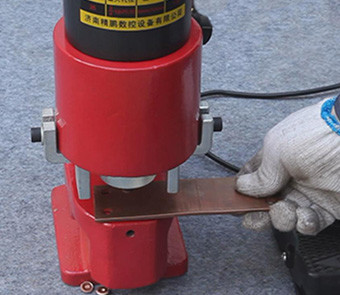 Hydraulic busbar punching machine Portable busbar processing machine