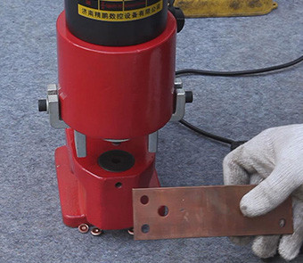 Hydraulic busbar punching machine Portable busbar processing machine