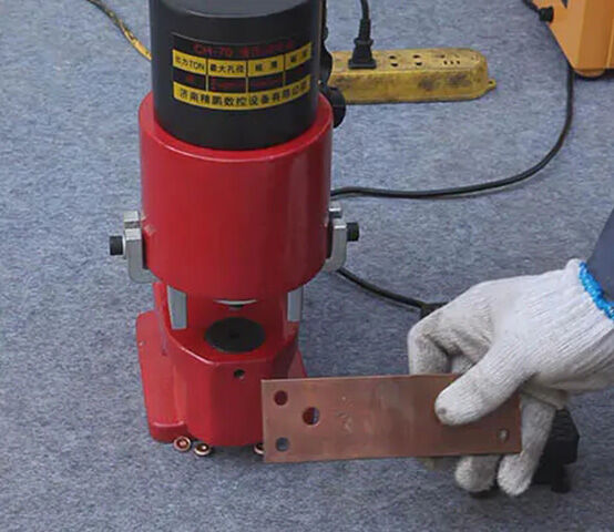 Hydraulic busbar punching machine Portable busbar processing machine