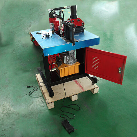 Combined busbar processing machine