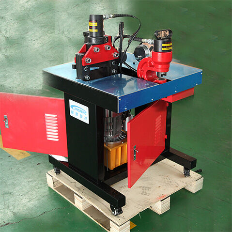 Combined busbar processing machine
