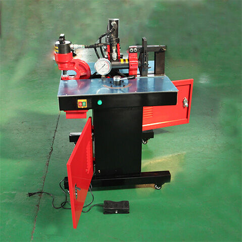 Combined busbar processing machine