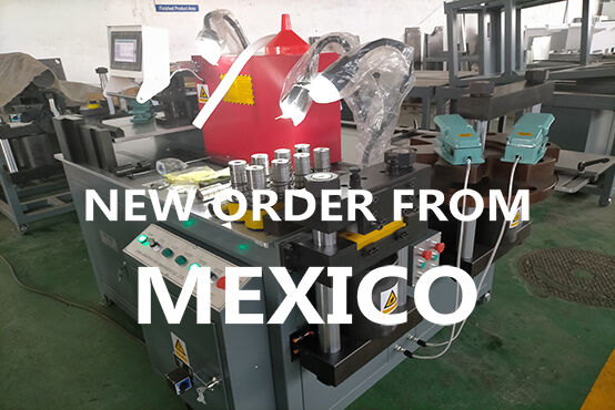 A special customized busbar machine order from Mexico