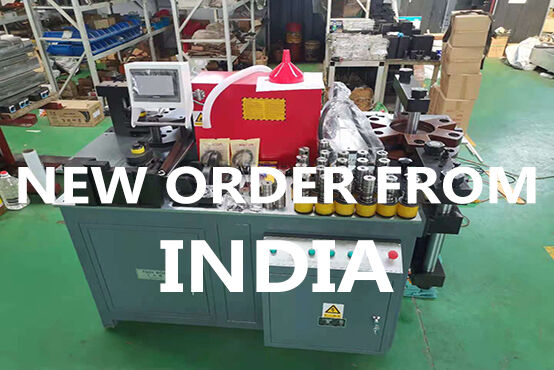 JINGPENG busbar machine ship to India