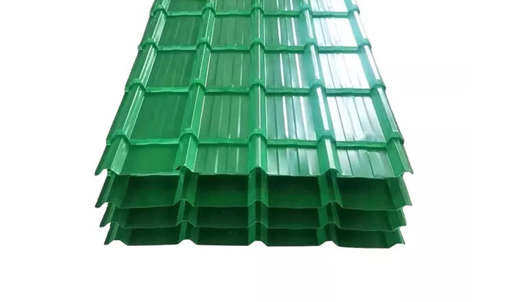Coated colorful roofing steel corrugated sheet