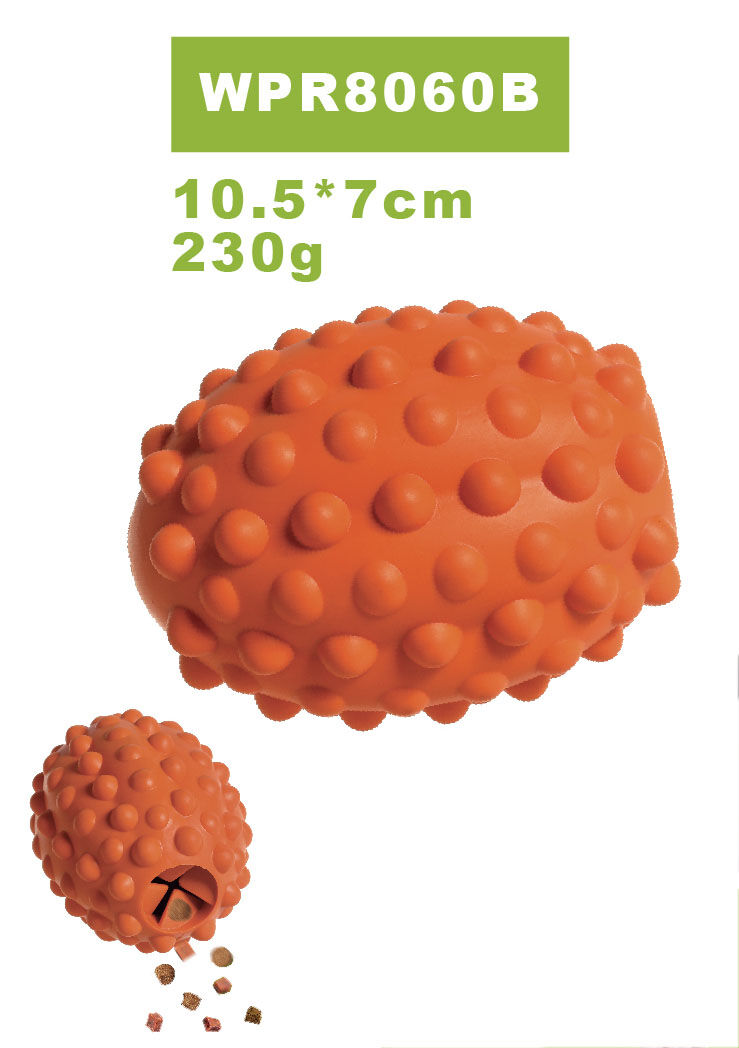 Football Leaking Chew Toy Natural Rubber MPR8047