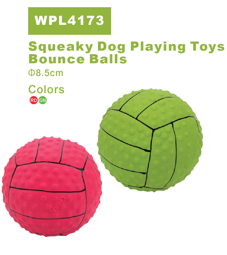 Squeaky Dog Playing Toys Bounce Balls WPL4173