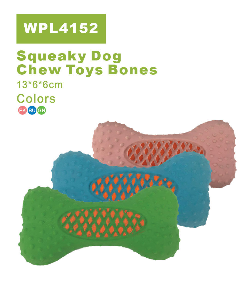 Squeaky Dog Chew Toys Bone WPL4152