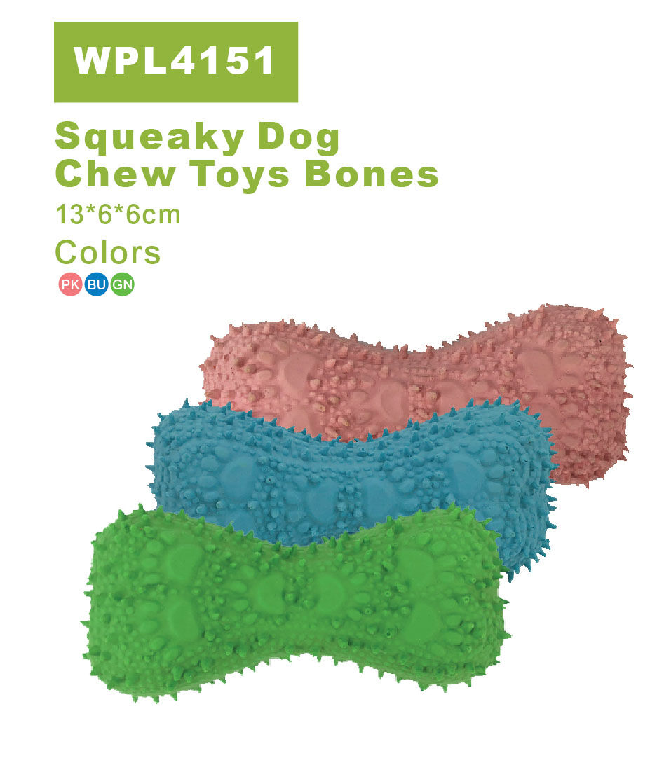 Squeaky Dog Chew Toys Bone WPL4151