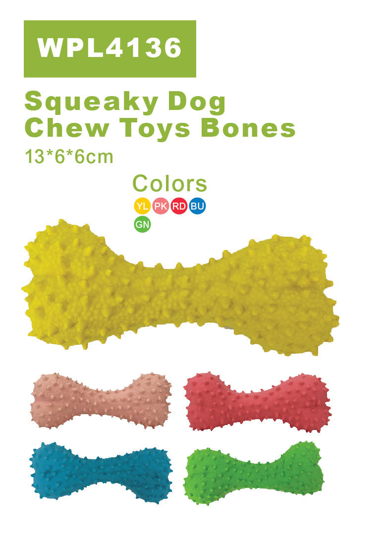 Squesky Dog Chew Toys Bones WPL4136