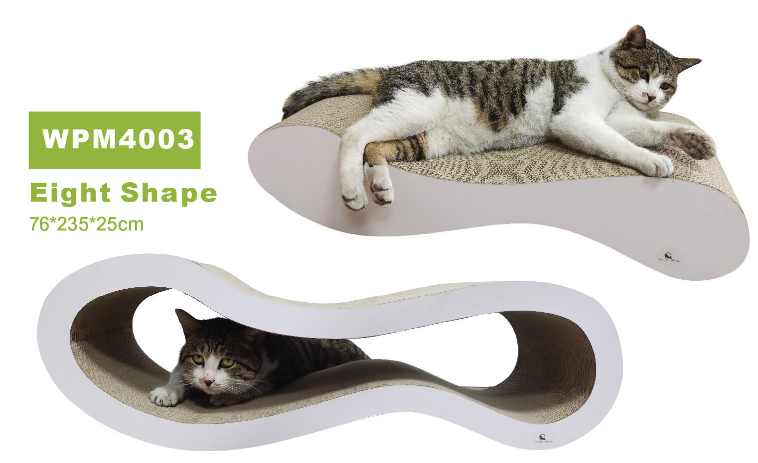 Eight Shape Cardboard Cat Scratcher WPM4003