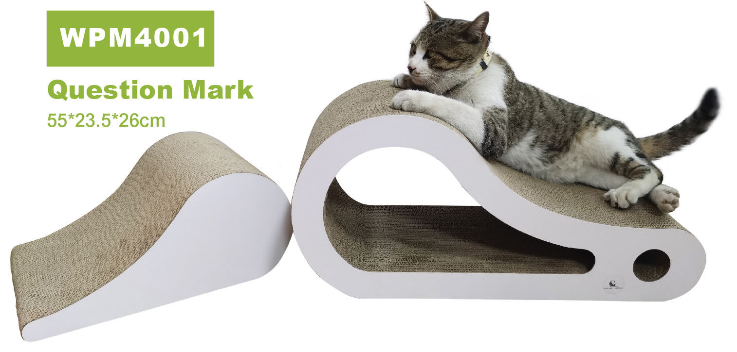 Question Mark Cardboard Cat Scratcher WPM4001