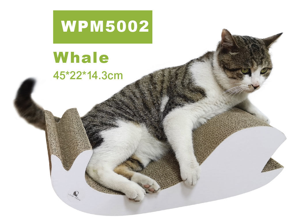 Whale Cardboard Cat Scratcher  MPW 5002