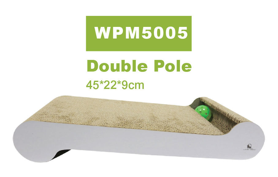 Double Pole Cardboard Cat Scratcher WPM5005