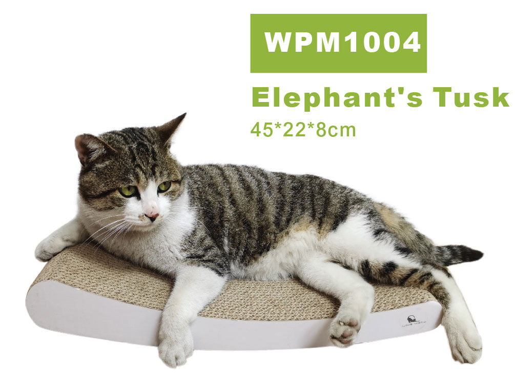 Elephant Tusk Cardboard Cat Scratcher WPM1004