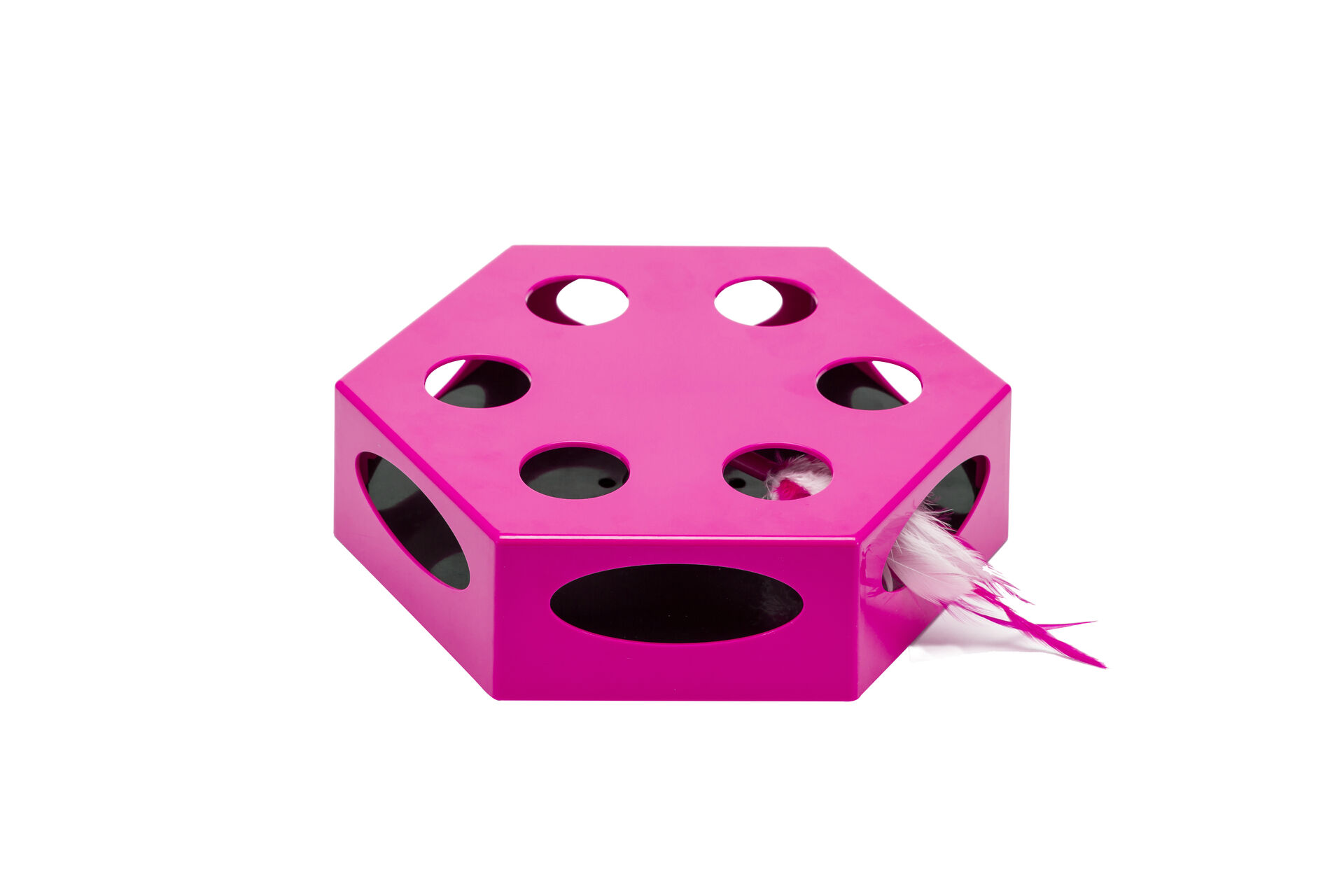 Hexagon Maze Box Cat Toy WPE 1601