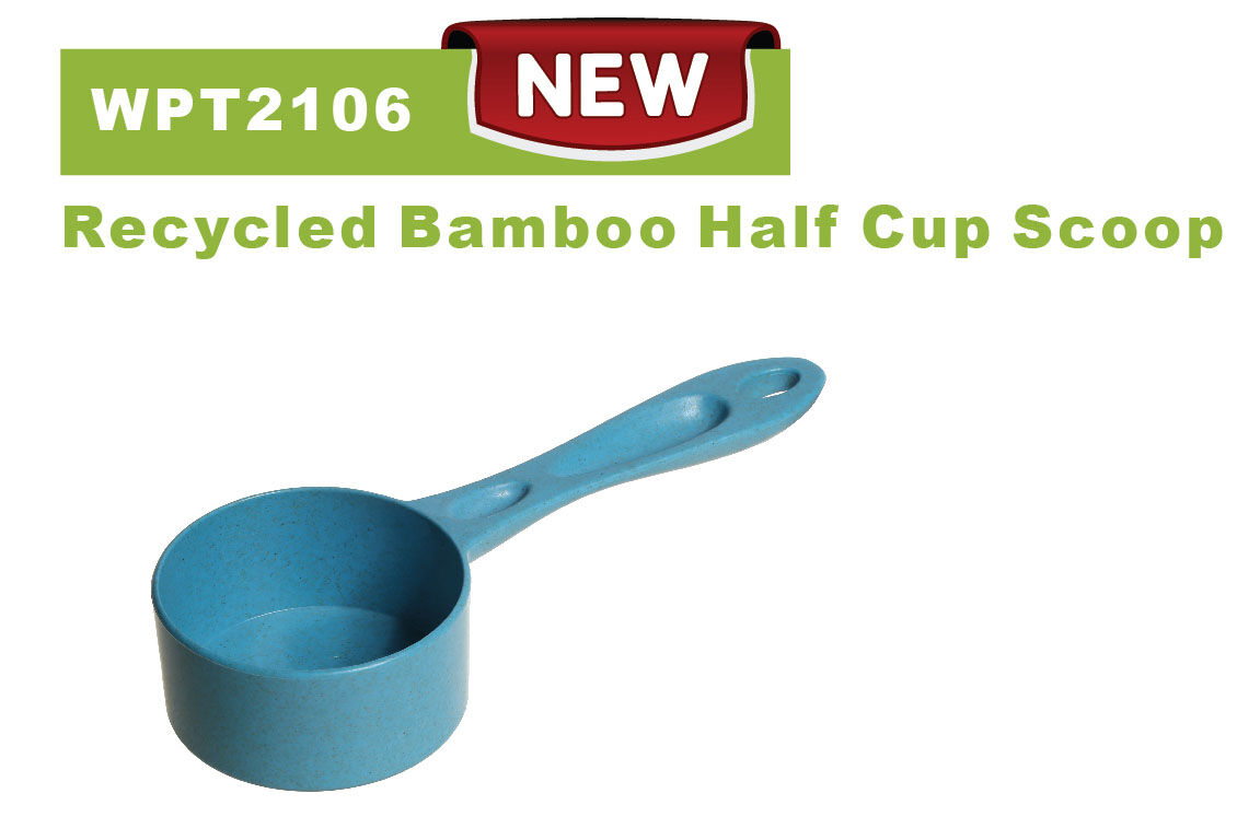 Recycled Bamboo Half Cup Scoop WPT2106