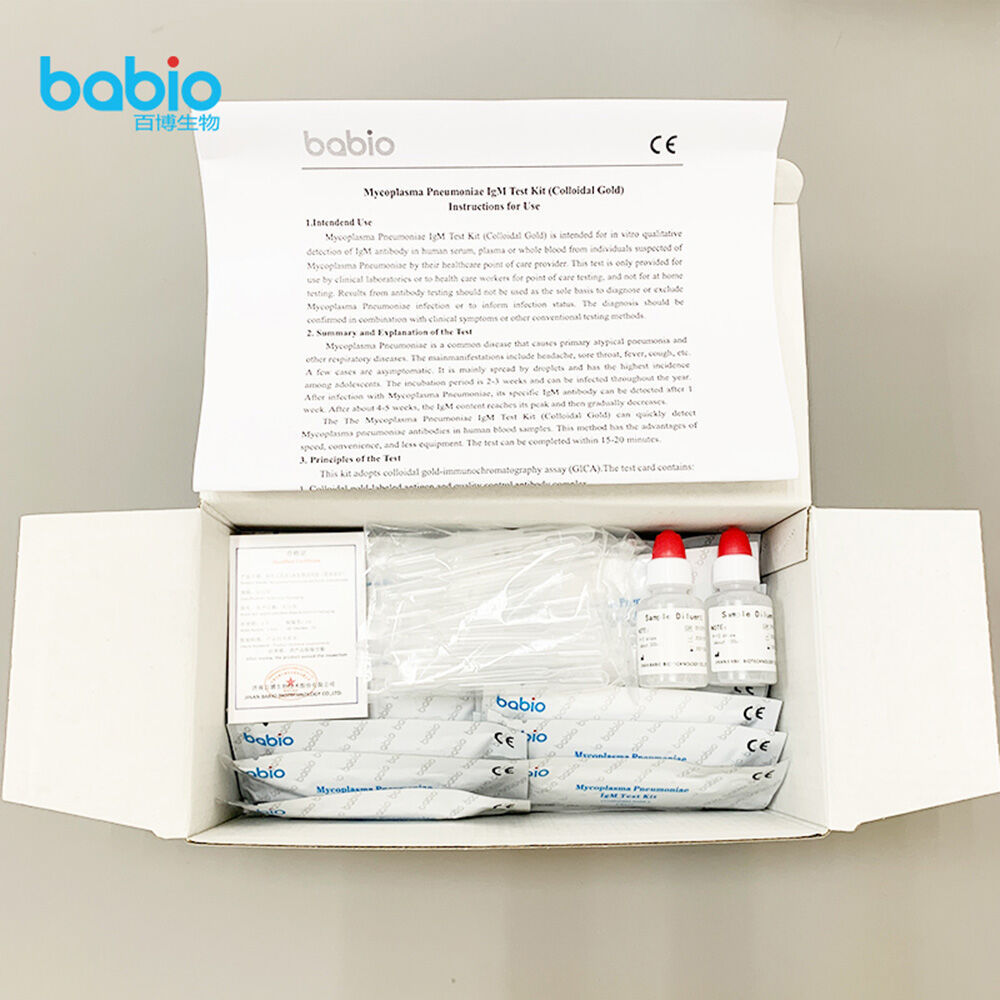 Mycoplasma Pneumoniae IgM Test Kit (Colloidal Gold)