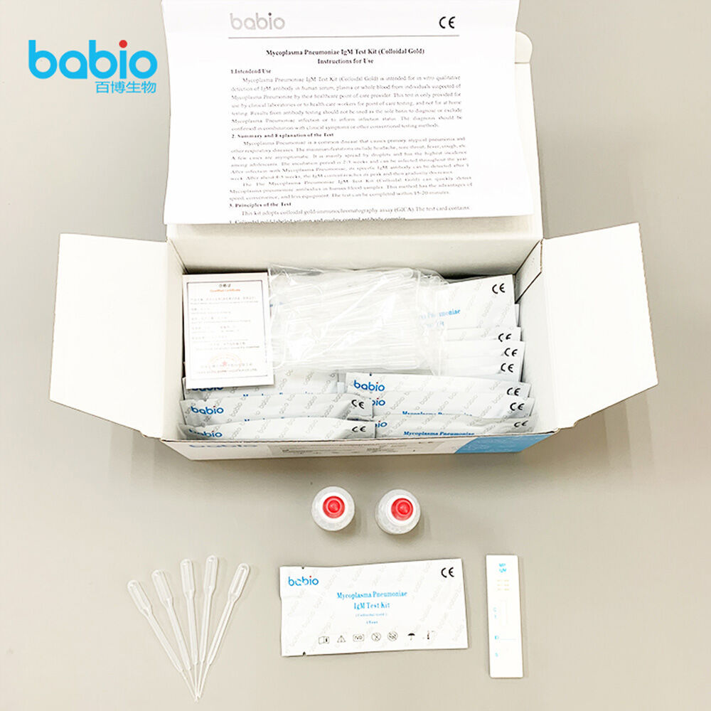Mycoplasma Pneumoniae IgM Test Kit (Colloidal Gold)