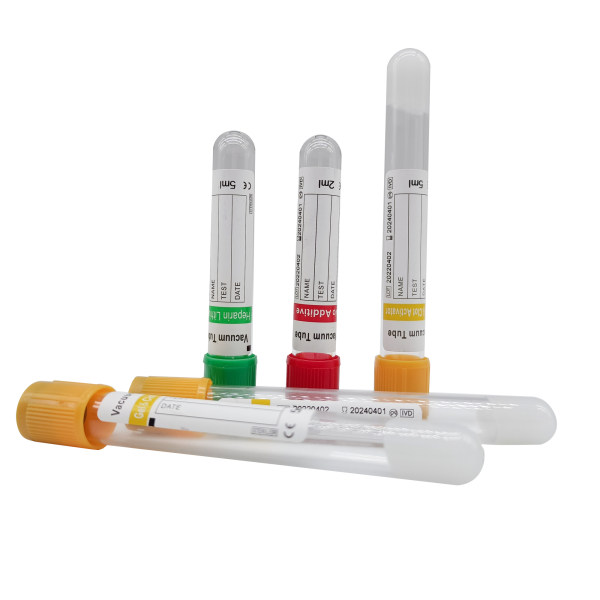 Vacuum blood collection tubes