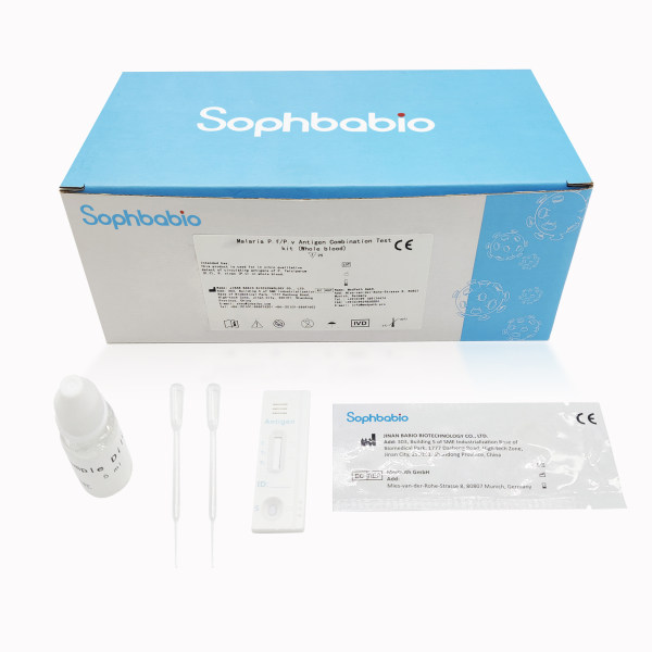 Sophbabio Malaria P.f/P.v Antigen Combination Test kit (Whole blood)