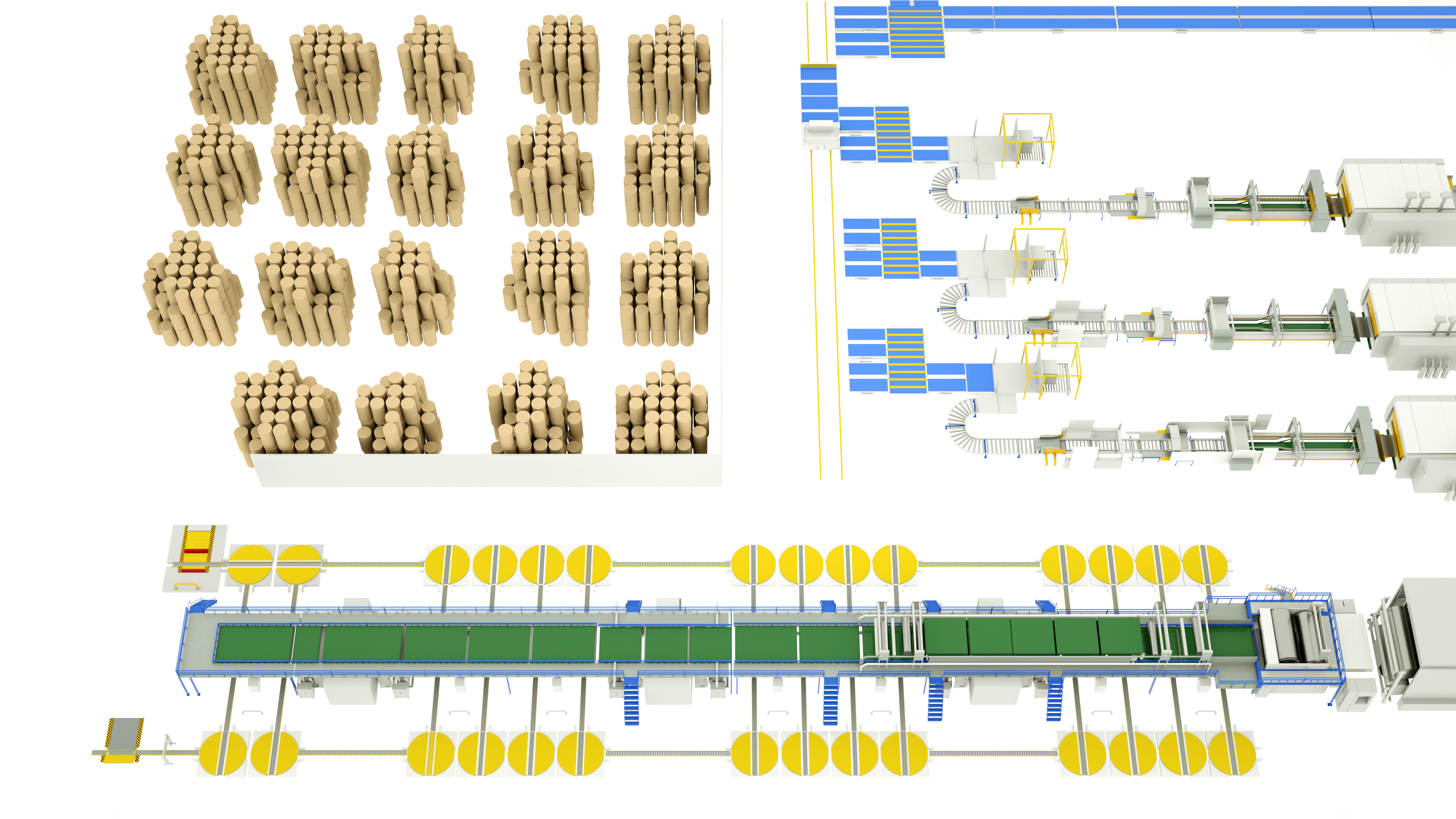 Paper Reel Conveyor System
