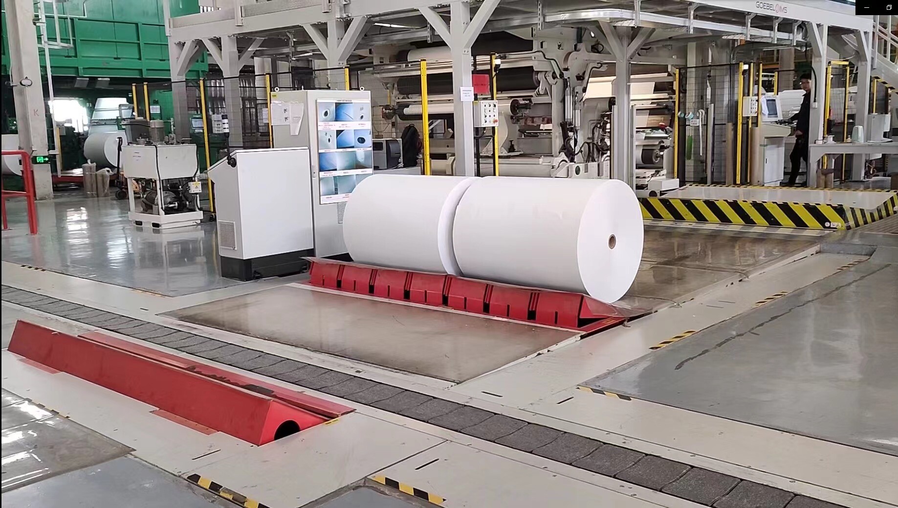 Paper Reel Conveyor System