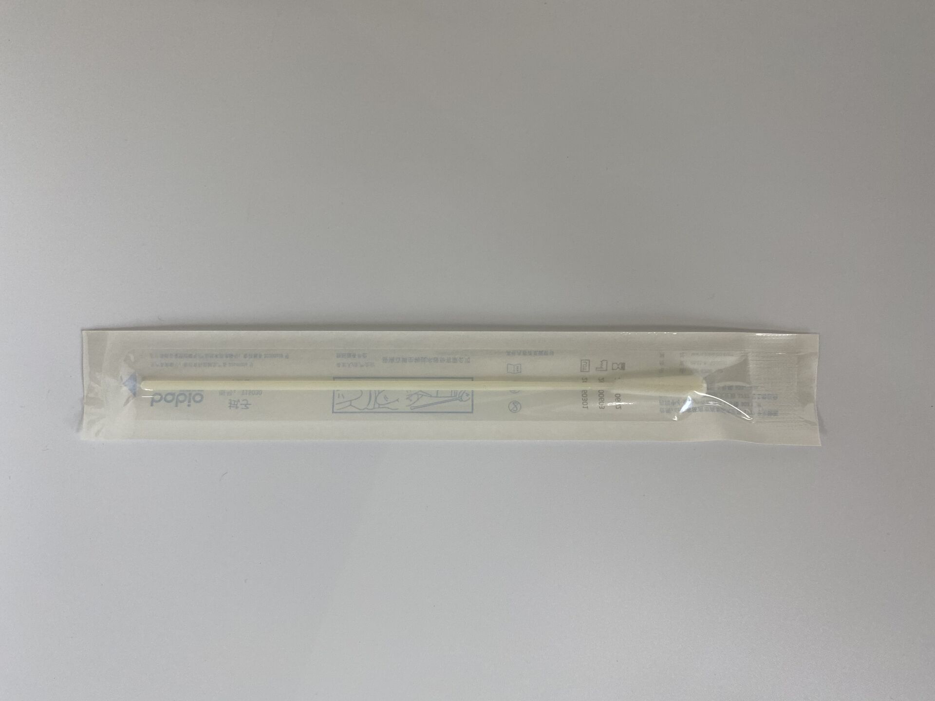 عصا مسحة البلعوم الأنفي المعقمة