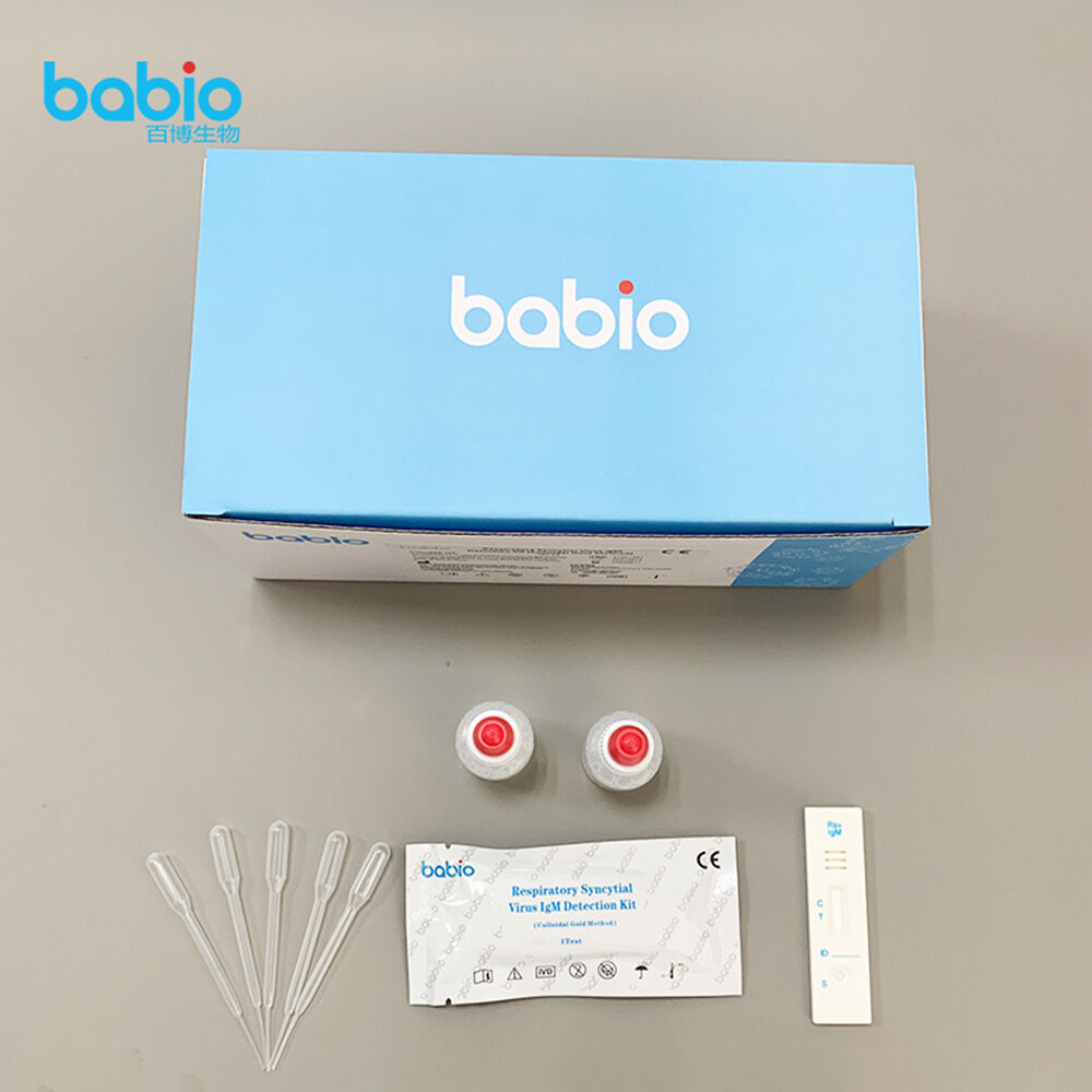 Kit de detección de IgM del virus respiratorio sincitial (método del oro coloidal)