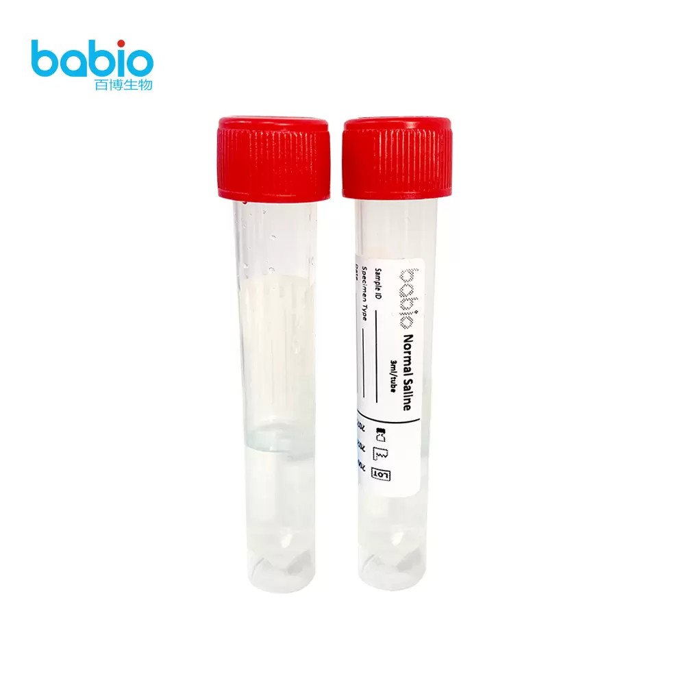 Solution saline normale BABIO - Votre solution de confiance pour le transport et la conservation des échantillons en toute sécurité
