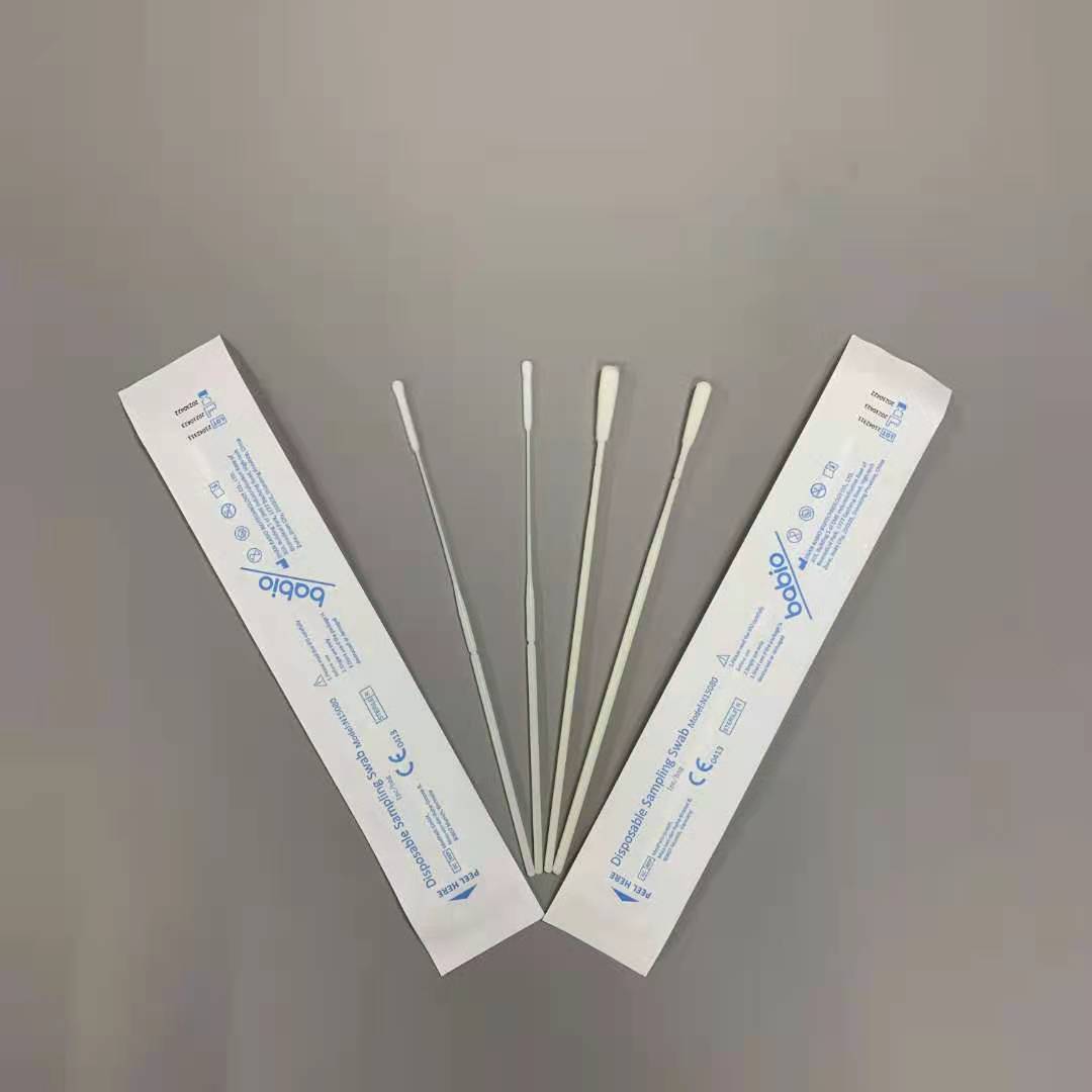 Bâtonnet d'écouvillon oropharyngé stérile