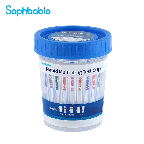 Gobelets de test multi-drogues Sophbabio pour tester la consommation de drogues
