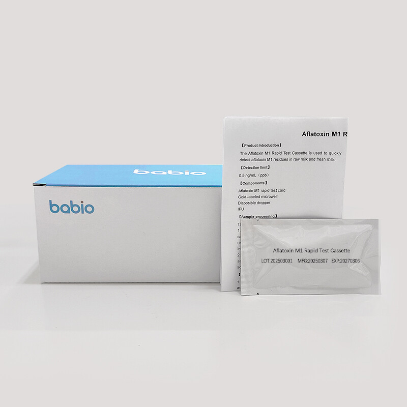 Casete de prueba rápida de aflatoxina M1