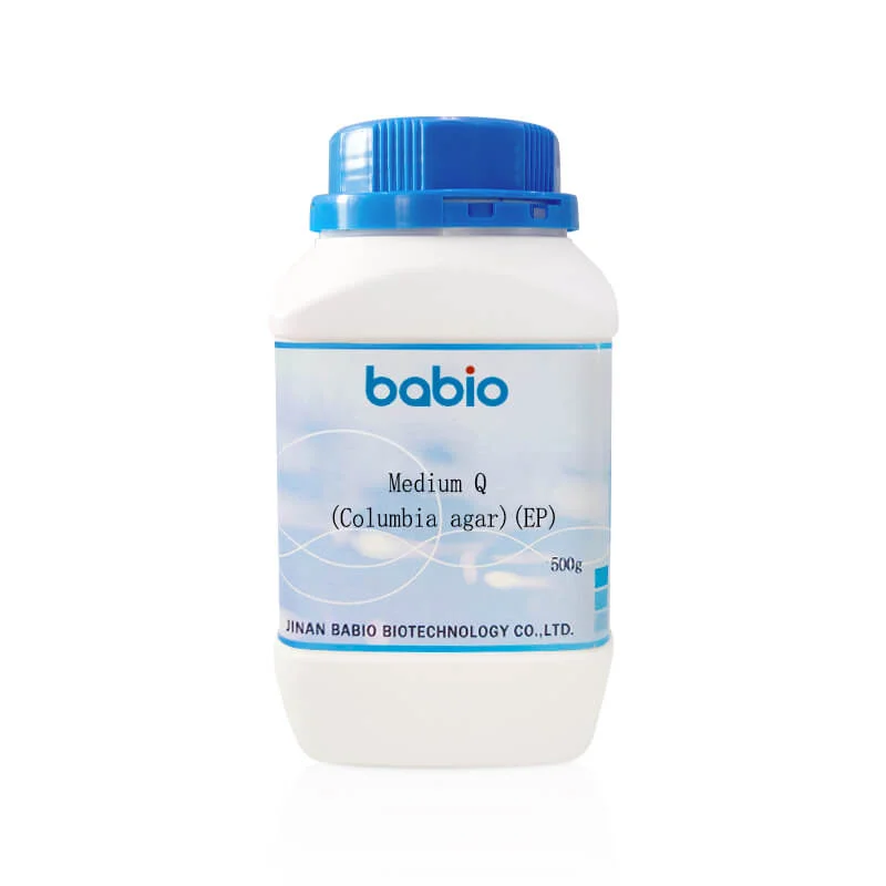 Columbia Agar Medium Q - Base nutritivo rico para cultivo bacteriano